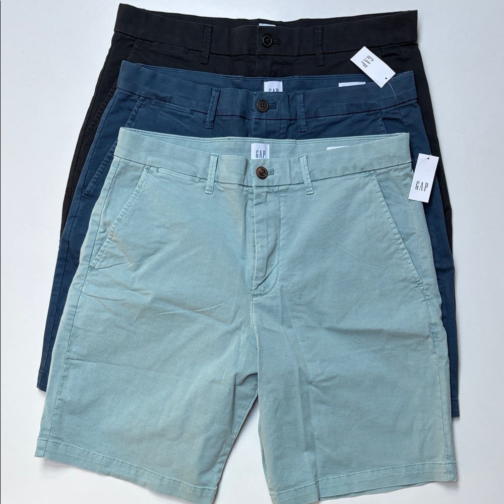 Gap Vintage wash 10" shorts x 3